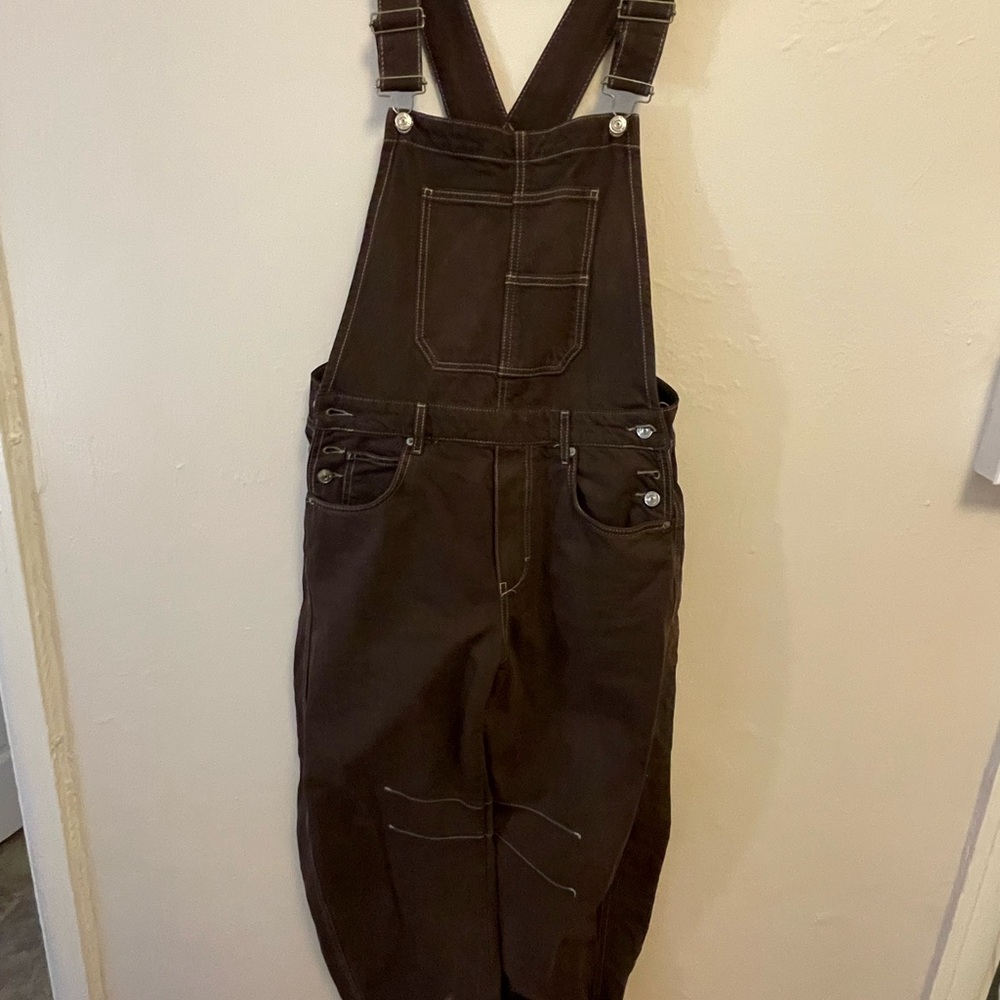 We The Free Brown Good Luck Barrel Overalls *see description*